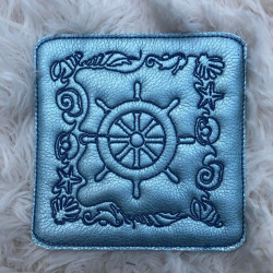 Stickdatei - Quiltblock Steuerrad